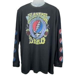 Grateful Dead Long Sleeve T-shirt. Black In Color. Size 2XL.